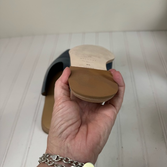 Wal & Pai Cliff blue leather mules - Picture 9 of 9